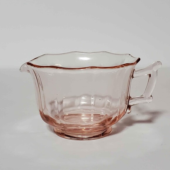 Cambridge Classics Pink Depression Glass Creamer Vintage - Picture 5 of 9